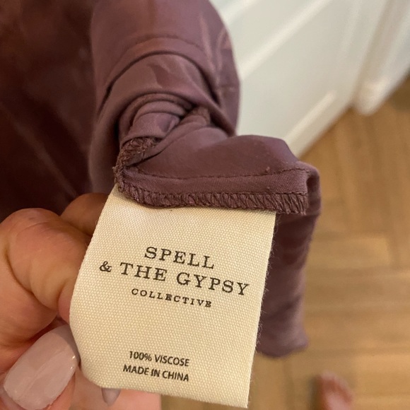 New with Tags Spell Rosalie Jacquard Maxi Skirt size Large - Picture 4 of 8